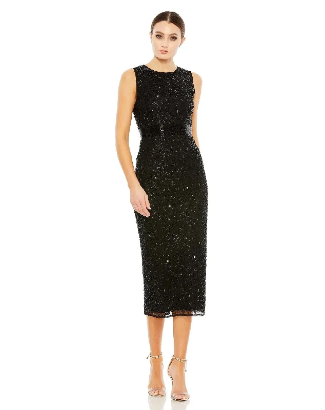 Fairytale Gown Mac Duggal 93758 Sleeveless Midi Length Dress
