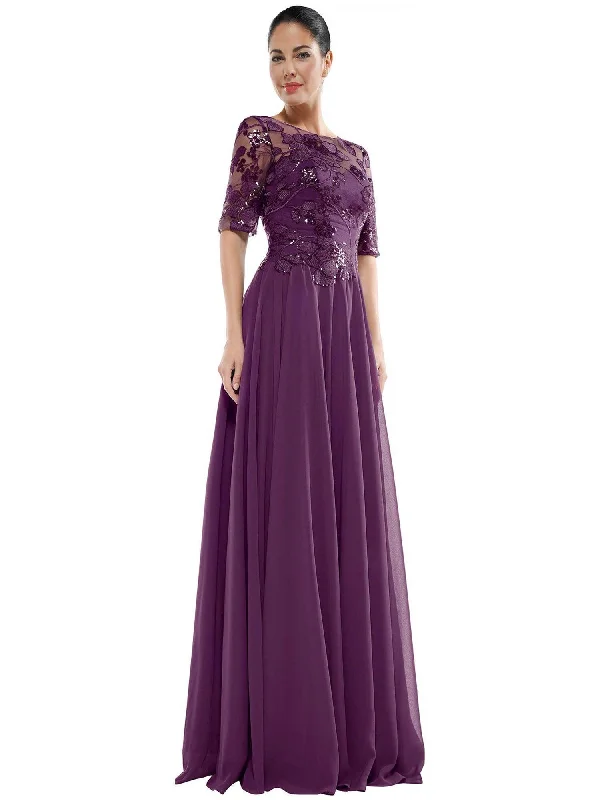 One-Shoulder Gown Marsoni Long Formal Mother of the Bride Dress Sale