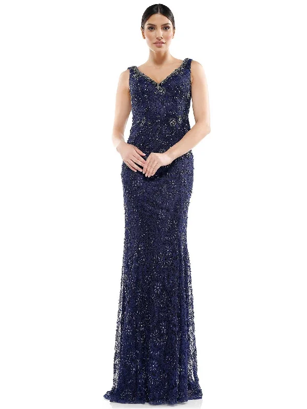 Rhinestone Embellished Gown Marsoni Mother of the Bride Formal Long Dress 1044