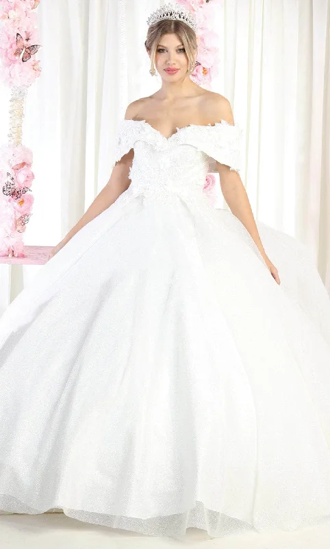 Boho Gown May Queen LK165 - Applique Quinceanera Ballgown