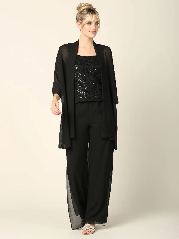 Mother of the Bride Formal Jacket Pant Suit