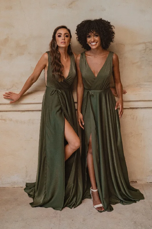 Empire Waist Gown Bridesmaid Dress #Napa