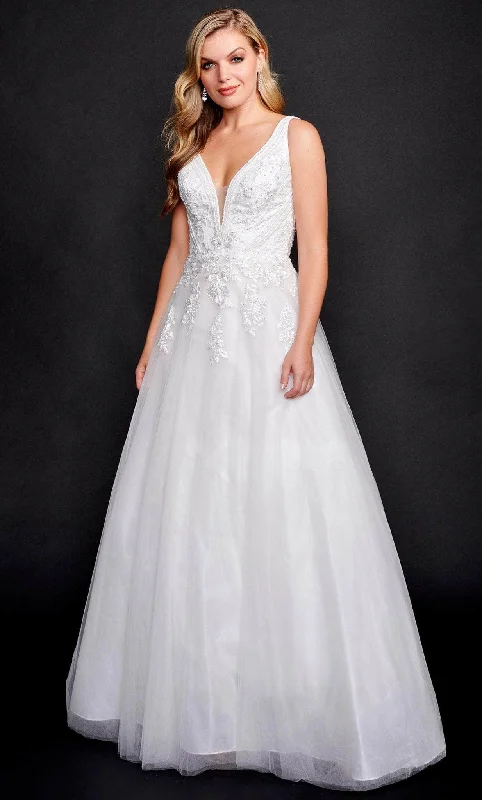 Bridal Gown Nina Canacci 2349 - Embroidered Tulle Bridal Dress