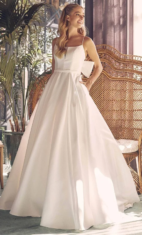 Scalloped Lace Dress Nox Anabel JE968 - Scoop A-Line Bridal Gown