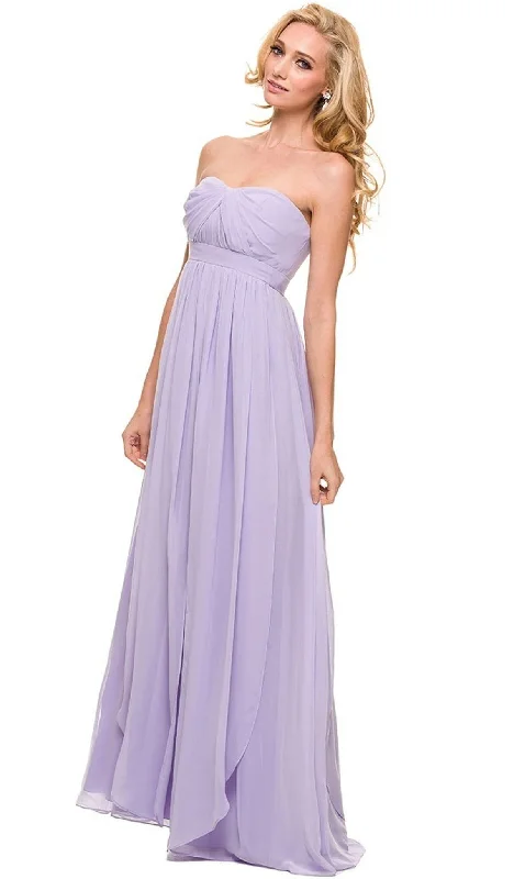 Dreamy Wedding Gown Nox Anabel - 7124 Pleated Sweetheart A-line Long Formal Gown