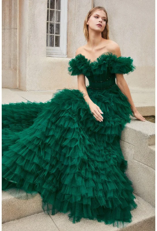 Couture Dress Andrea & Leo A1032 Ruffle Tulle Prom Dress
