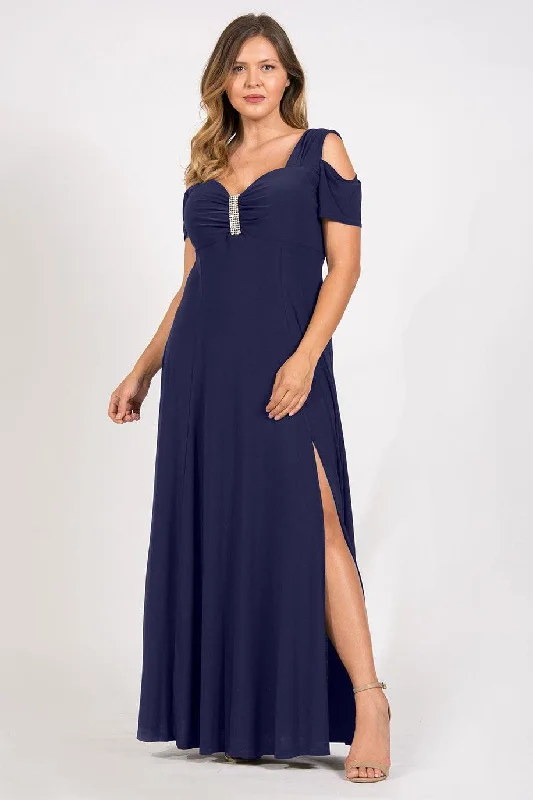 Unique Silhouette Gown R&M Richards 1367 Evening Long Formal Dress Clearance