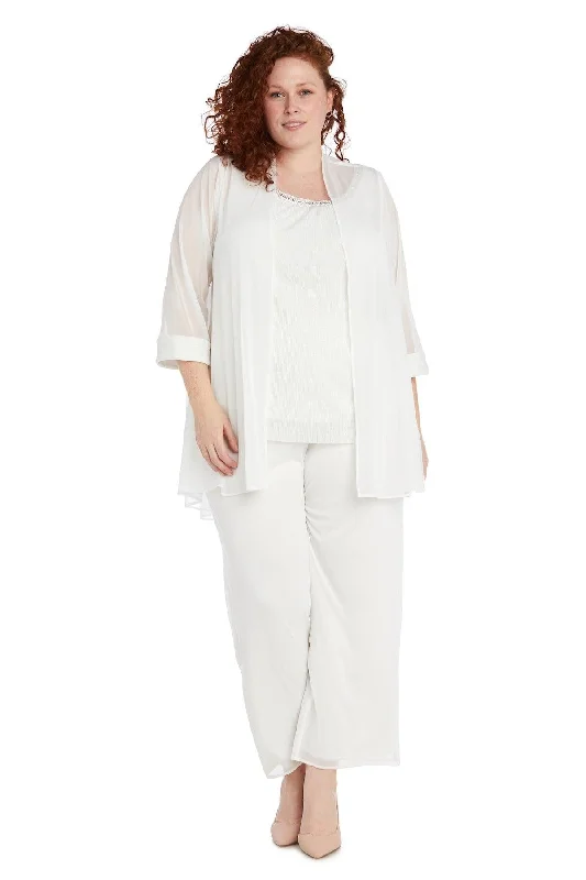 Mermaid Dress R&M Richards 2593W Plus Size Long Formal Pant Suit