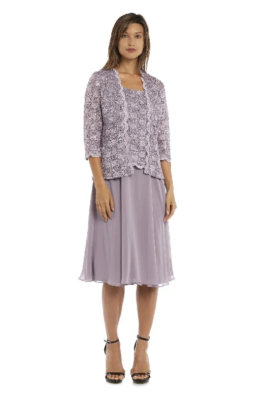 Graceful Wedding Dress R&M Richards 7479 Short Mother Of The Bride Dress