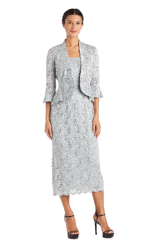 R&M Richards 9896 Long Mother Of The Bride Jacket Dress