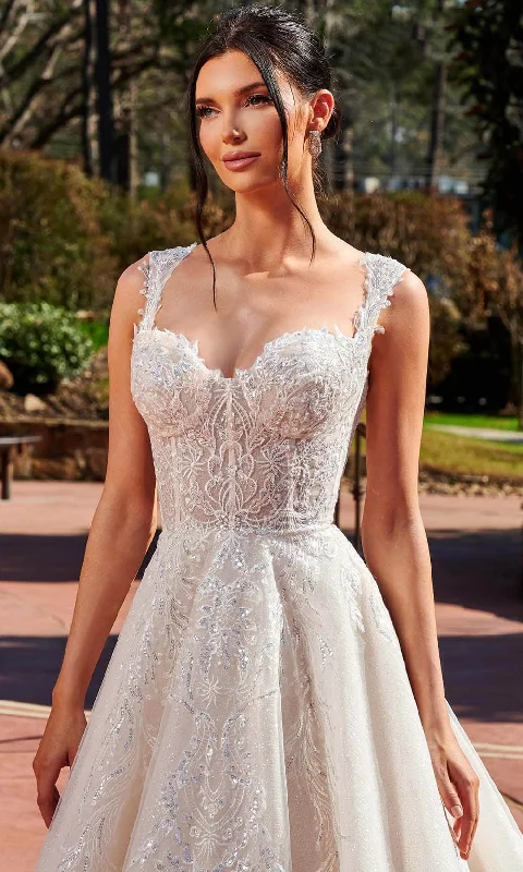 Dreamy Wedding Gown Rachel Allan RB4153 - Sweetheart Corset Bodice Bridal Gown