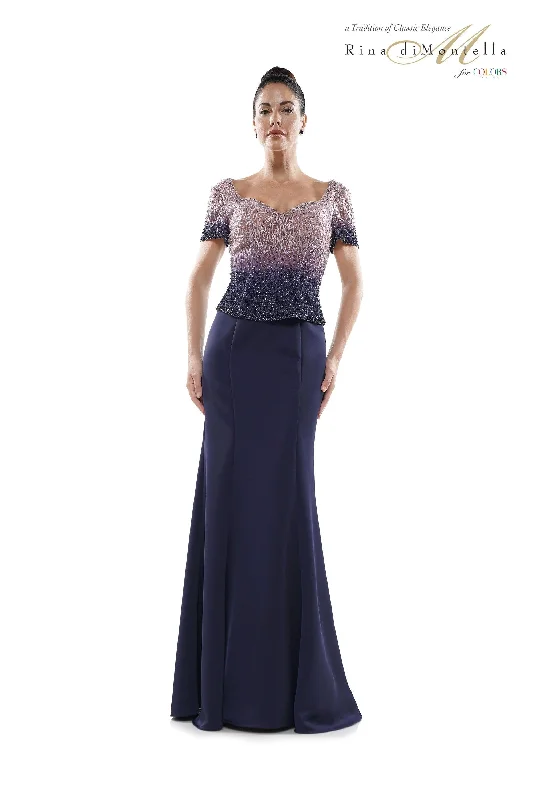 Soft Tulle Dress Rina di Montella Formal Long Evening Dress 2700