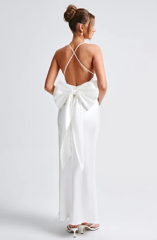 Sparkle Ball Gown Sarita Maxi Dress - Ivory