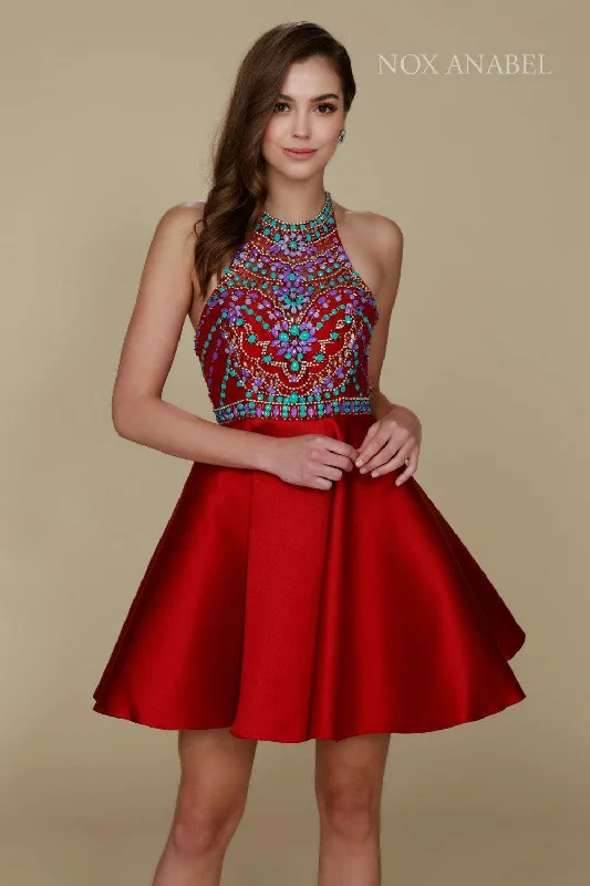 Custom Gown Short Beaded Homecoming Prom Dress Sale