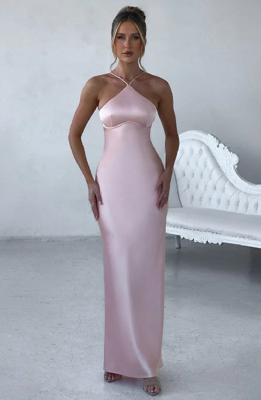 Sparkly Gown Sinead Maxi Dress - Peach