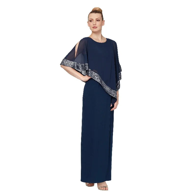 Illusion Neckline Dress SL Fashions 9170329 Long Mother of the Bride Dress