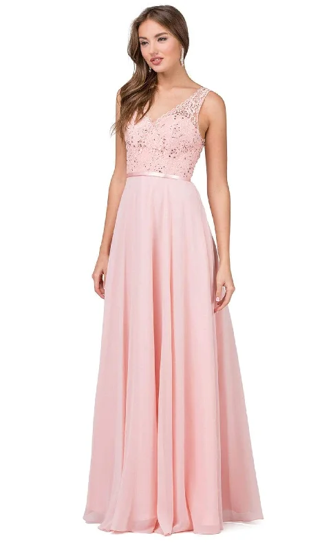 Embroidered Gown Dancing Queen - 2267 Sleeveless Scalloped Lace Illusion Prom Gown Embroidered Gown Dancing Queen - 2267 Sleeveless Scalloped Lace Illusion Prom Gown
