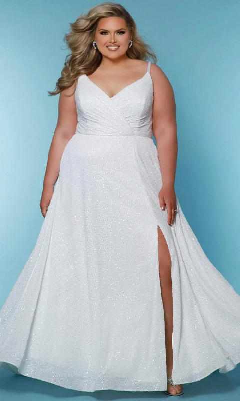 Mermaid Dress Sydney's Closet Bridal SC5305 - Sequin Sleeveless Bridal Gown