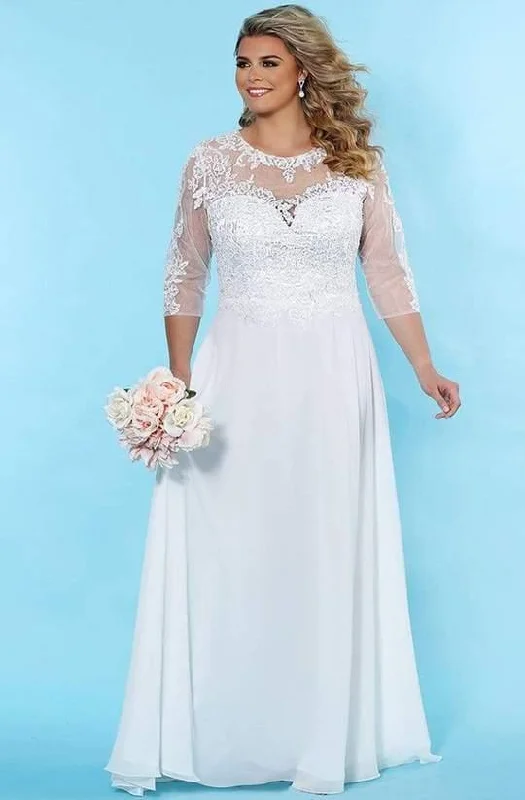 Layered Tulle Dress Sydneys Closet Long Bridal Plus Size Dress