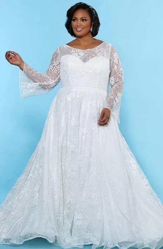 Sequin Wedding Gown Sydneys Closet Plus Size Long Bridal Dress