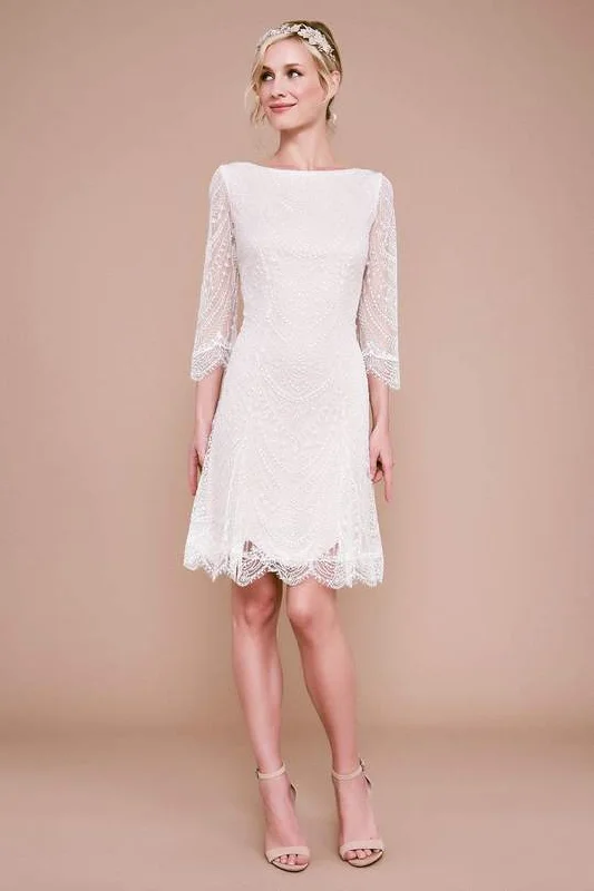 Gold Embroidered Dress Tadashi Shoji - Matilda Long-Sleeve Embroidered Dress BKV19774SBR - 1 pc Ivory/Petal In Size 12 Available Gold Embroidered Dress Tadashi Shoji - Matilda Long-Sleeve Embroidered Dress BKV19774SBR - 1 pc Ivory/Petal In Size 12 Available