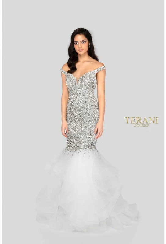 Off-Shoulder Dress TERANI COUTURE 1911P8363 Dress
