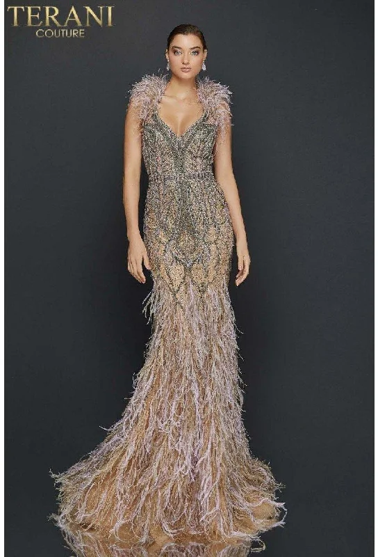 Unique Wedding Gown Terani Couture 2011GL2423 Formal Long Prom Dress