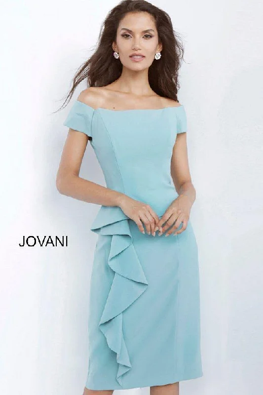 Pleated Gown Jovani 68767 Short Cocktail Dress