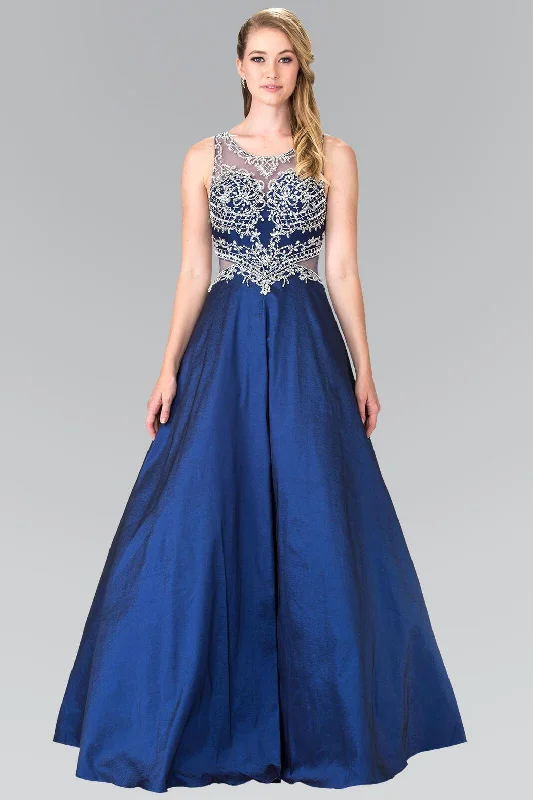 Chic Minimalist Dress Two Piece Ball Gown Long Prom Dress