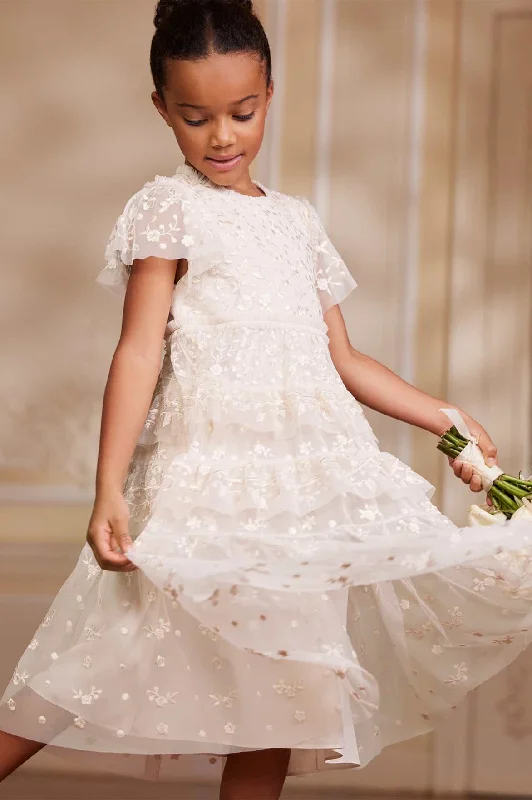 Chiffon Dress Angelica Lace Kids Dress