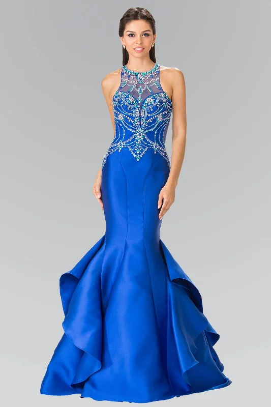 Boho Gown Prom Long Formal Halter Dress Mermaid Gown