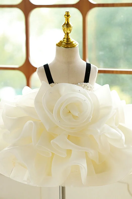 Wedding Gown Birthday Dress Sweet & Cute Flower Princess Dress