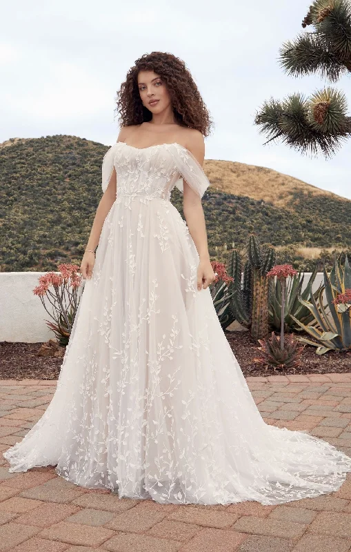 Vintage Gown Beloved by Casablanca Bridal BL428 Calico A-Line Wedding Dress Off The Shoulder Sweetheart Neckline Tulle Train Wedding Gown Vintage Gown Beloved by Casablanca Bridal BL428 Calico A-Line Wedding Dress Off The Shoulder Sweetheart Neckline Tulle Train Wedding Gown