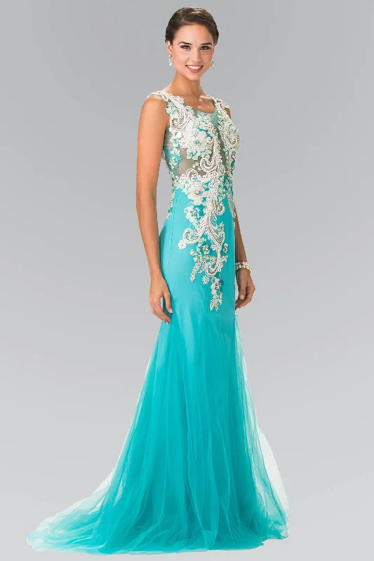 Embellished Gown Prom Sleeveless Formal Dress Mermaid Long Gown