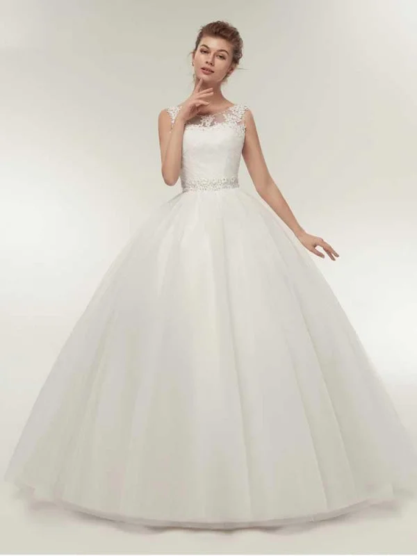 Mermaid Dress Gorgeous Lace Up Ball Gown Wedding Dresses