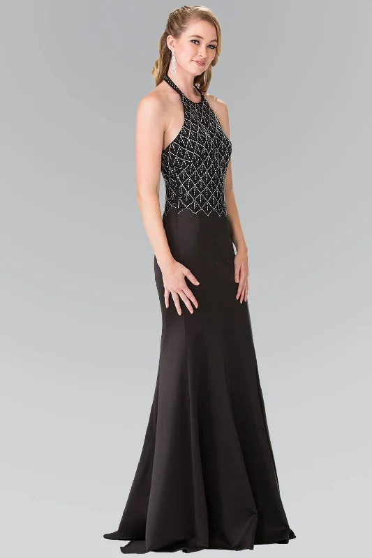 Timeless Dress Long Formal Halter Neck Prom Dress