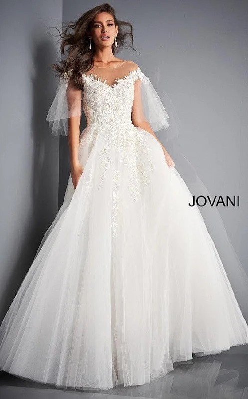 Jovani 67209 Long A-line Wedding Dress JB