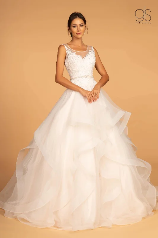 Long A-line Wedding Dress Bridal Gown