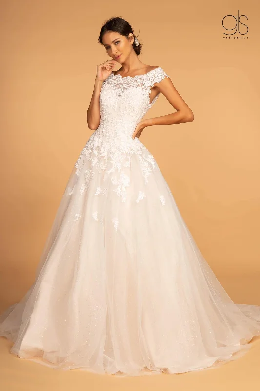 Long A-Line Wedding Dress