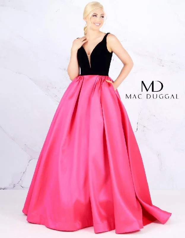 Sequin Wedding Gown Mac Duggal 66720 Prom Long Sleeveless Ballgown