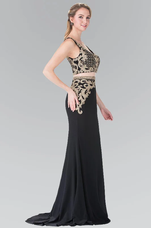 Enchanting Wedding Dress Long Two Piece Formal Evening Prom Dress