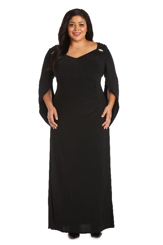 Romantic Lace Dress R&M Richards 5899W Plus Size Long Formal Dress Sale