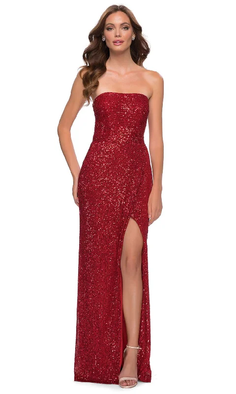 Scalloped Edge Dress La Femme 29681