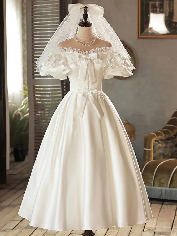 Long Sleeve Dress Satin Lace Short Prom Dress, Evening Dress, Wedding Dress fg5825 Long Sleeve Dress Satin Lace Short Prom Dress, Evening Dress, Wedding Dress fg5825