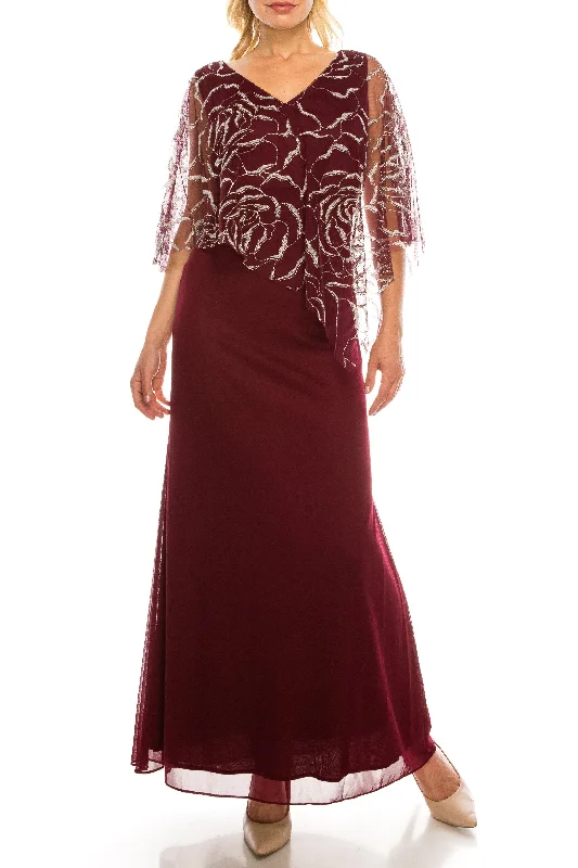 Regal Satin Gown SL Fashions 9433123 Long Formal Plus Size Dress Sale