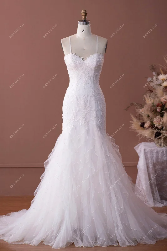 Romantic Lace Mermaid Wedding Dress