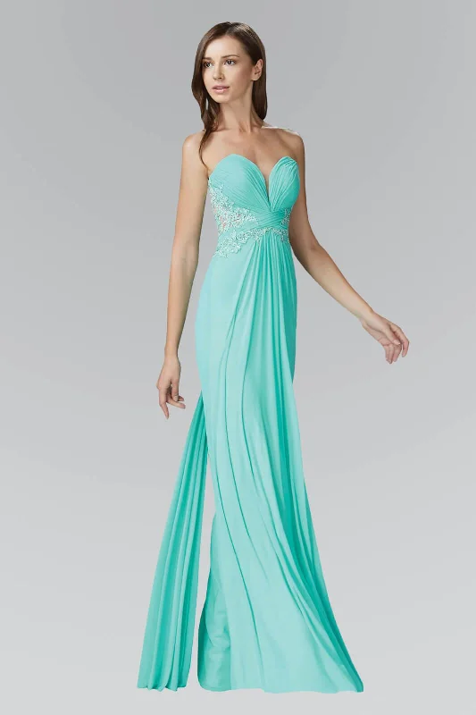 Off-White Dress Strapless Sweetheart Long Prom Dress Formal