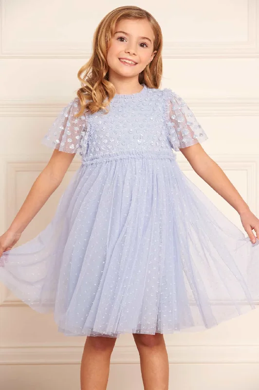 Elegant Satin Dress Thea Bodice Kids Dress