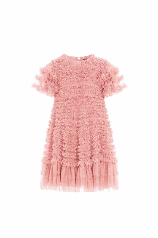 Sparkle Ball Gown Vivi Ruffle Kids Dress