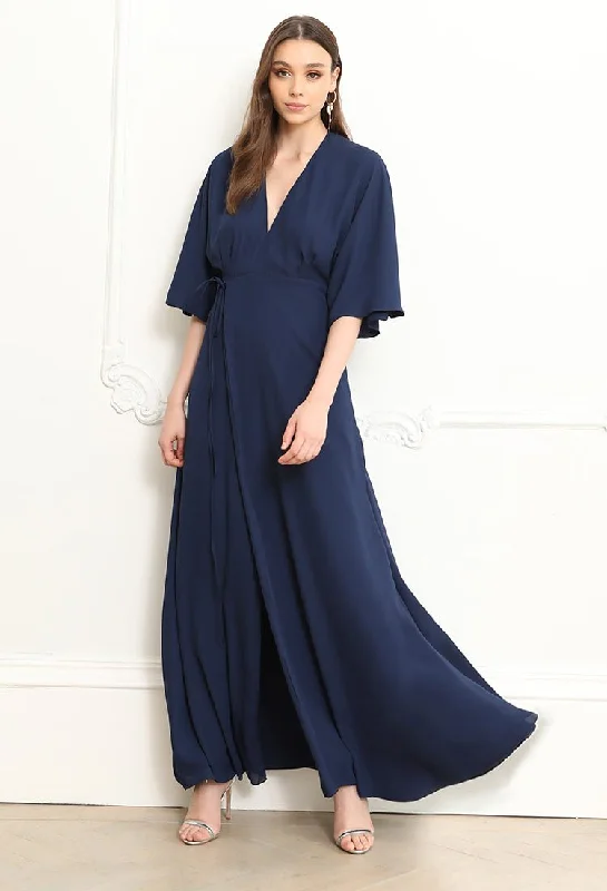 Alessandra navy sample kimono